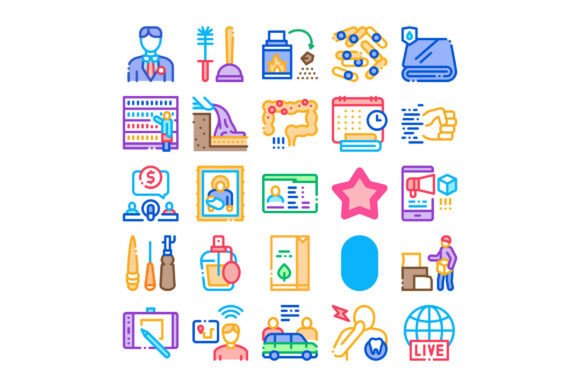 Diverse Business and Healthcare Related: A Unified Visual Language for Modern Professionals