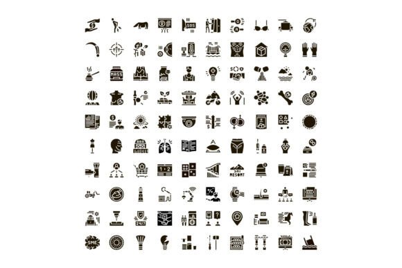Diverse Collection of Pictogram Icons Re: A Practical Guide for Visual Communication Across Domains
