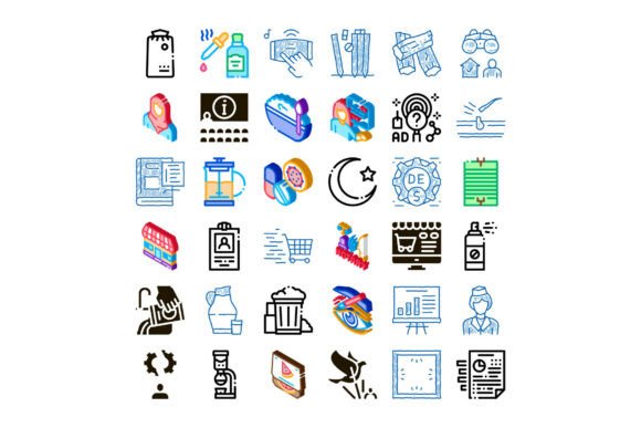 Hand Drawn Daily Life and Business Icon