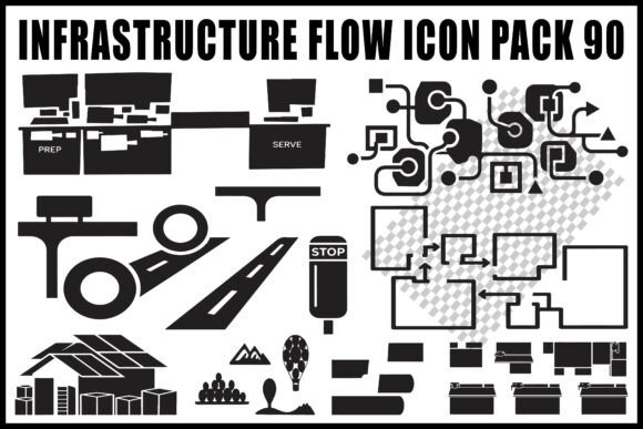 Infrastructure Flow Icon Pack