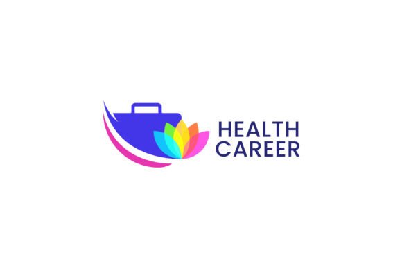 Revitalize Your Corporate Image with the Health Career Logo Briefcase Leaf Color